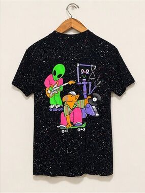 NWT SPLATTER GLOW TEE X GECKO HAWAII COLLAB X 3-WAY (2026) Size Small